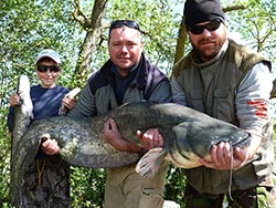 A harmadik helyezett - Harcsabajusz Team, 31 kg